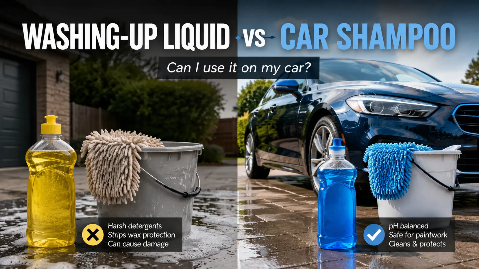 Can I Use Washing-Up Liquid to Wash My Car?